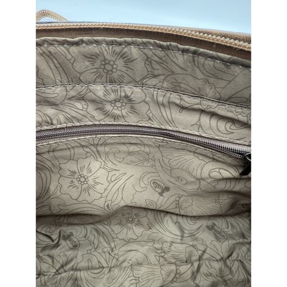 Justin Western Jacquard Crossbody Purse Aztec Southwest Festival Boho Brown - Picture 6 of 7